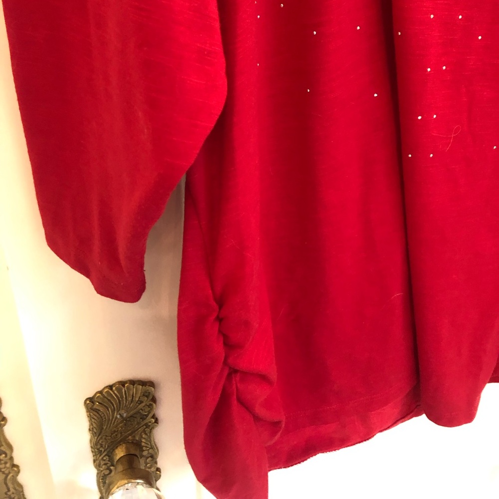 Red bling top - Picture 4 of 6